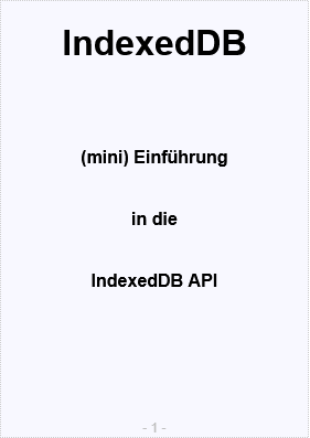 IndexedDB Zine Cover